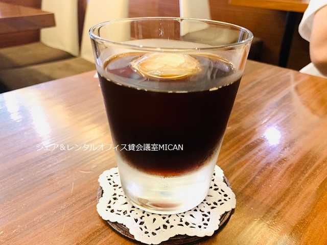大井町茶豆珈琲のアイスコーヒー